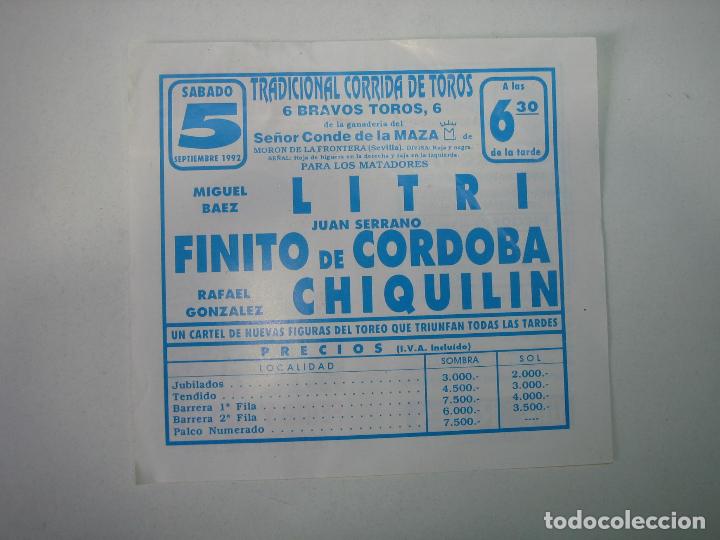 Carteles toros: 1. Programa plaza de toros de Andujar - Foto 2
