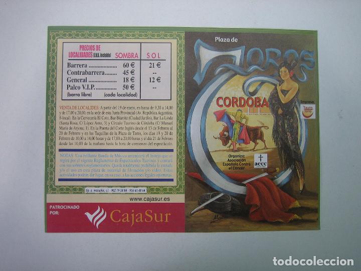 Carteles toros: 1. Programa plaza de toros de Cordoba - Foto 1
