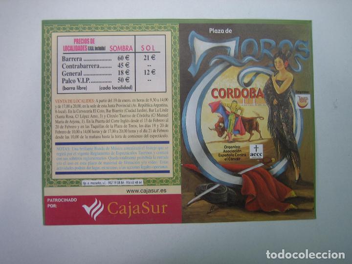 Carteles toros: 1. Programa plaza de toros de Cordoba - Foto 1