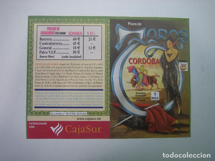 Carteles toros: 1. Programa plaza de toros de Cordoba - Foto 1