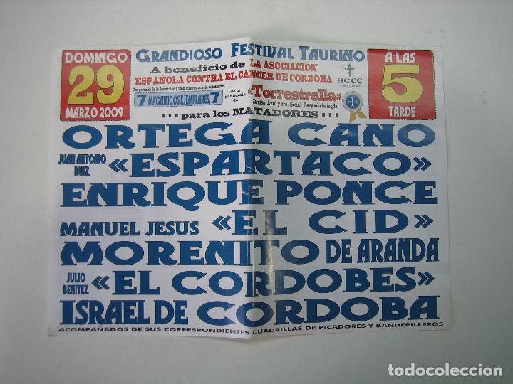 Carteles toros: 1. Programa plaza de toros de Cordoba - Foto 2