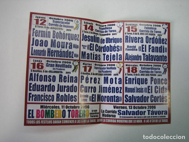 Carteles toros: 1. Programa plaza de toros de Jaen - Foto 2