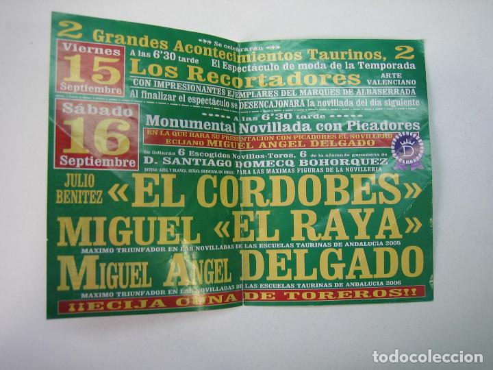 Carteles toros: 1. Programa plaza de toros de Ecija - Foto 2