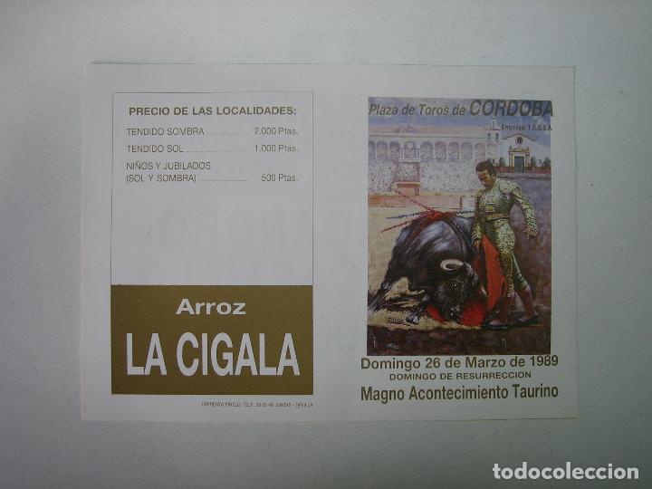Carteles toros: 1. Programa plaza de toros de Lucena - Foto 1