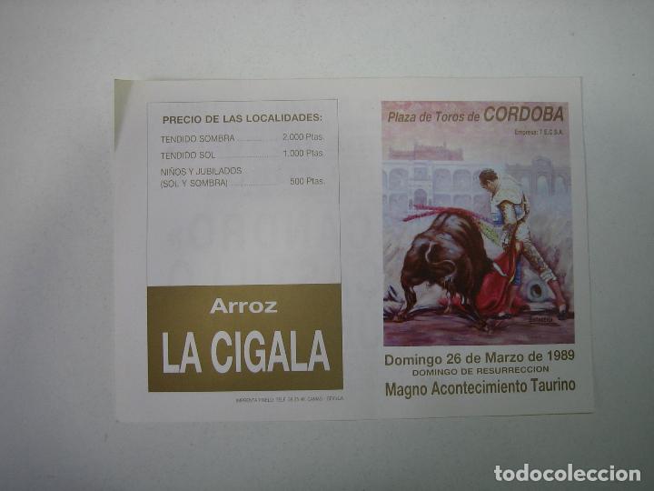 Carteles toros: 1. Programa plaza de toros de Lucena - Foto 1