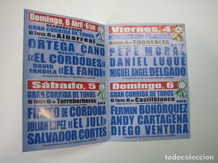 Carteles toros: 1. Programa plaza de toros de Lucena - Foto 2