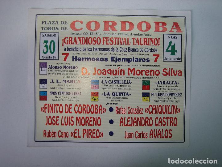 Carteles toros: 1. Programa plaza de toros de Cordoba - Foto 2
