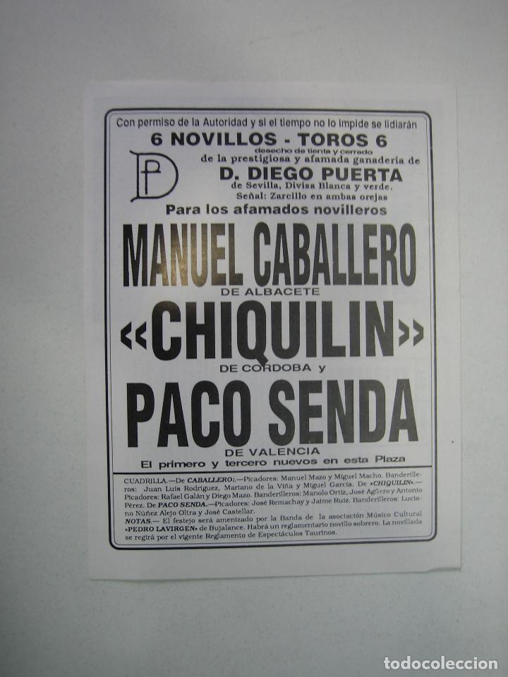 Carteles toros: 1. Programa plaza de toros de Cordoba - Foto 2