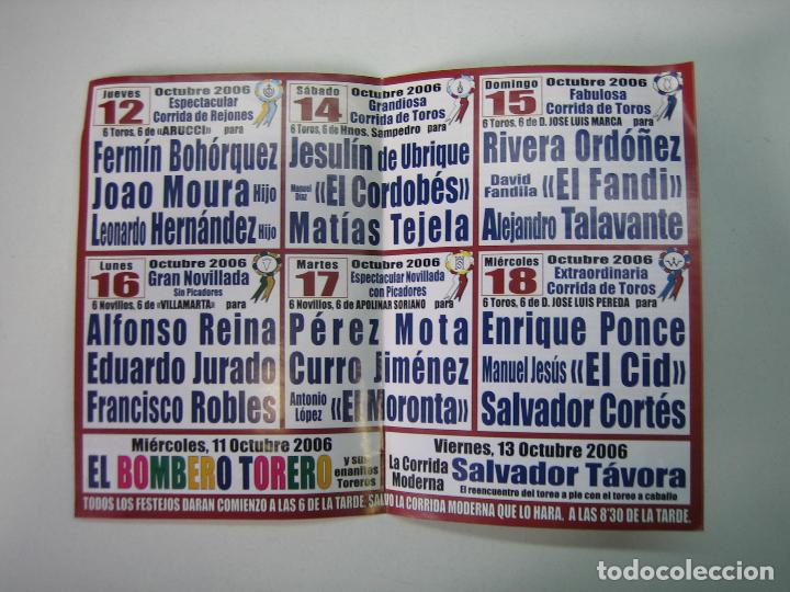 Carteles toros: 1. Programa plaza de toros de Jaen - Foto 2