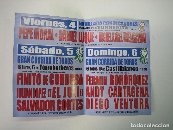 Carteles toros: 1. Programa plaza de toros de Lucena - Foto 2