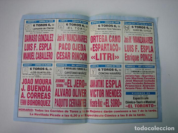 Carteles toros: 1. Programa plaza de toros de Alicante - Foto 2