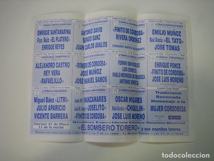 Carteles toros: 1. Programa plaza de toros de C&oacute;rdoba - Foto 2