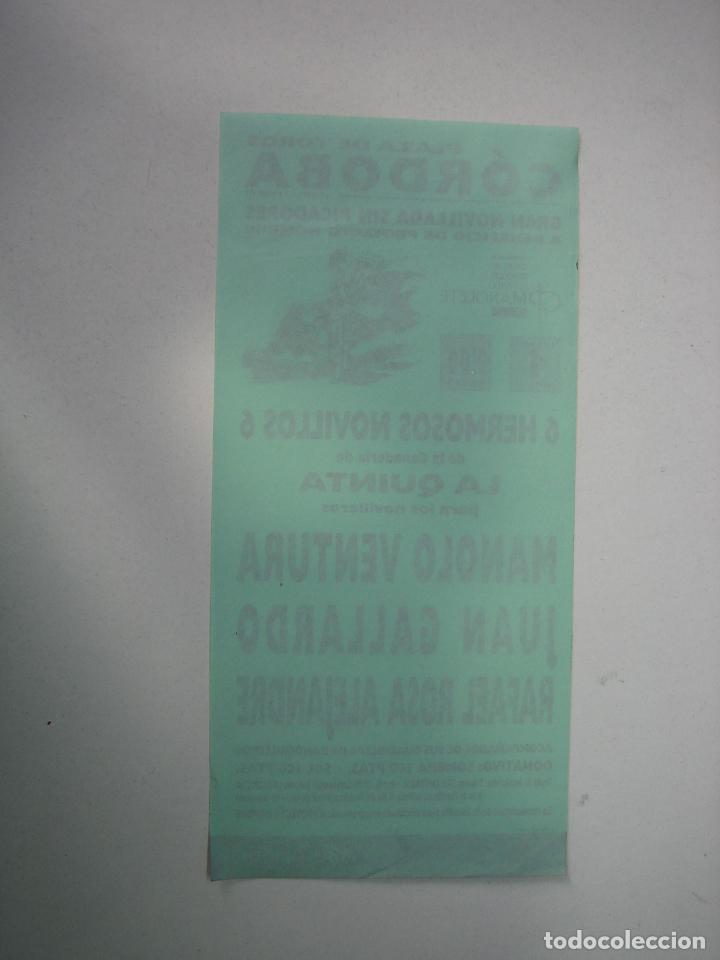 Carteles toros: 1. Programa plaza de toros de C&oacute;rdoba - Foto 2