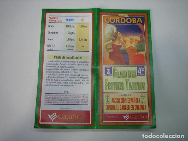 Carteles toros: 1. Programa plaza de toros de C&oacute;rdoba - Foto 1
