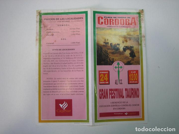 Carteles toros: 1. Programa plaza de toros de C&oacute;rdoba - Foto 1