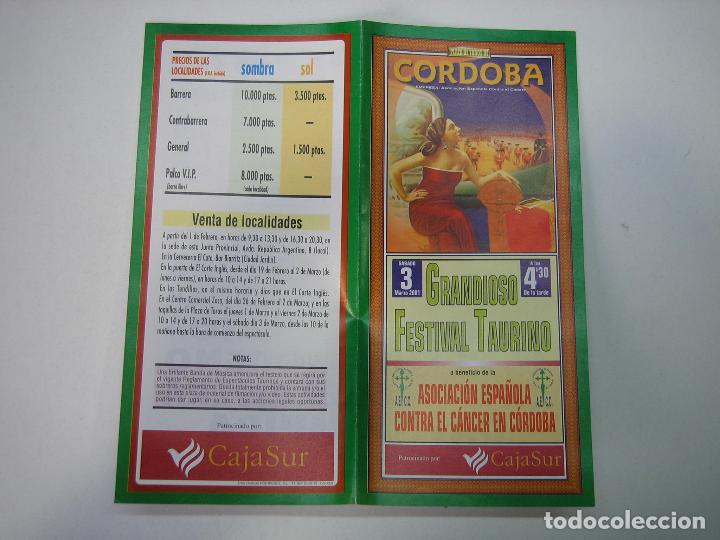 Carteles toros: 1. Programa plaza de toros de C&oacute;rdoba - Foto 1