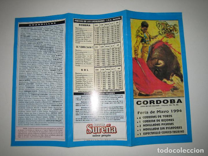 Carteles toros: 1. Programa plaza de toros de C&oacute;rdoba - Foto 1