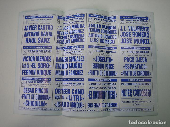 Carteles toros: 1. Programa plaza de toros de C&oacute;rdoba - Foto 2