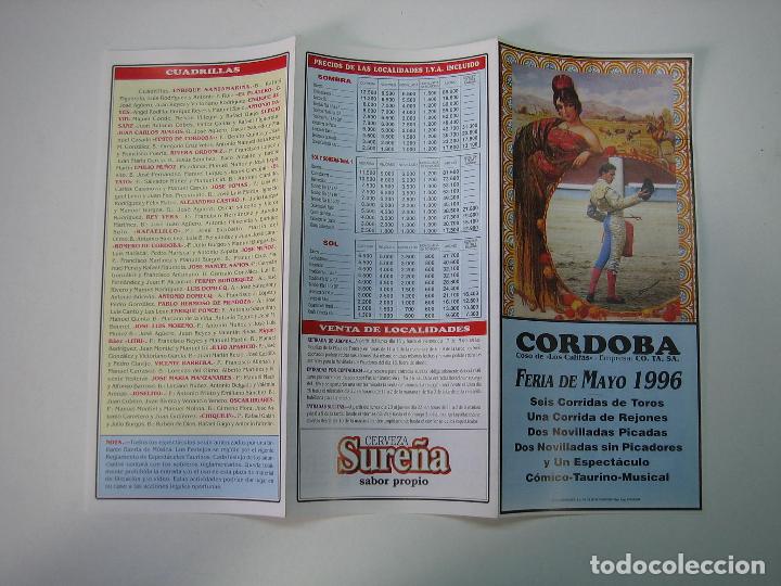 Carteles toros: 1. Programa plaza de toros de C&oacute;rdoba - Foto 1
