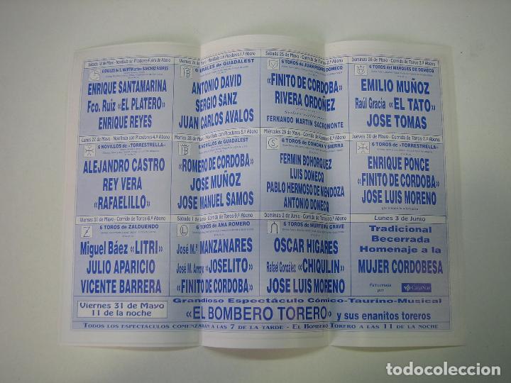 Carteles toros: 1. Programa plaza de toros de C&oacute;rdoba - Foto 2