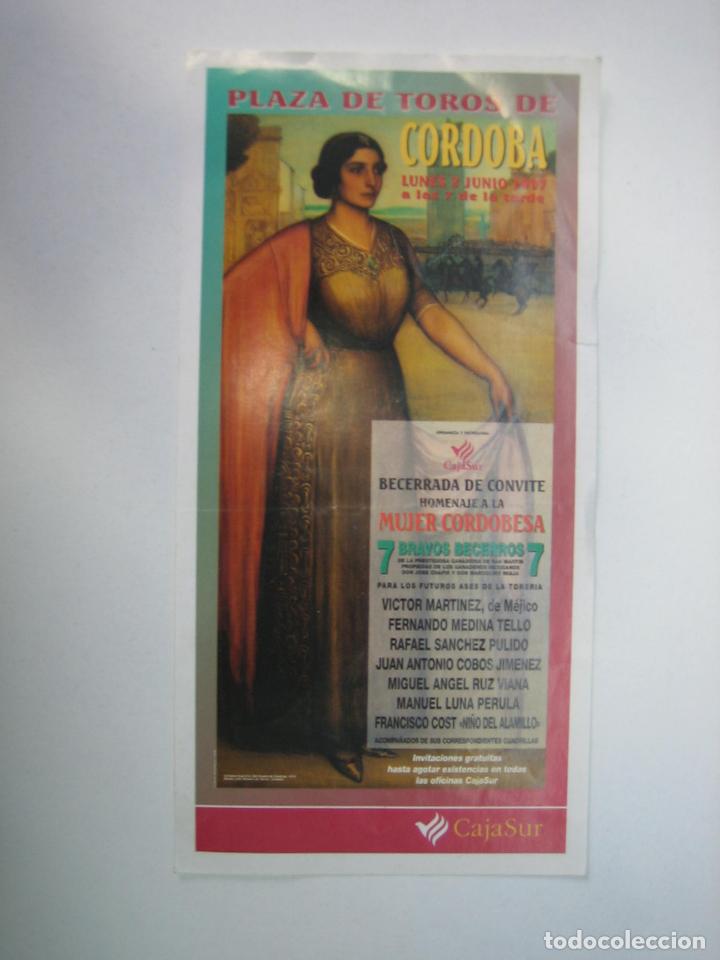 Carteles toros: 1. Programa plaza de toros de C&oacute;rdoba - Foto 1