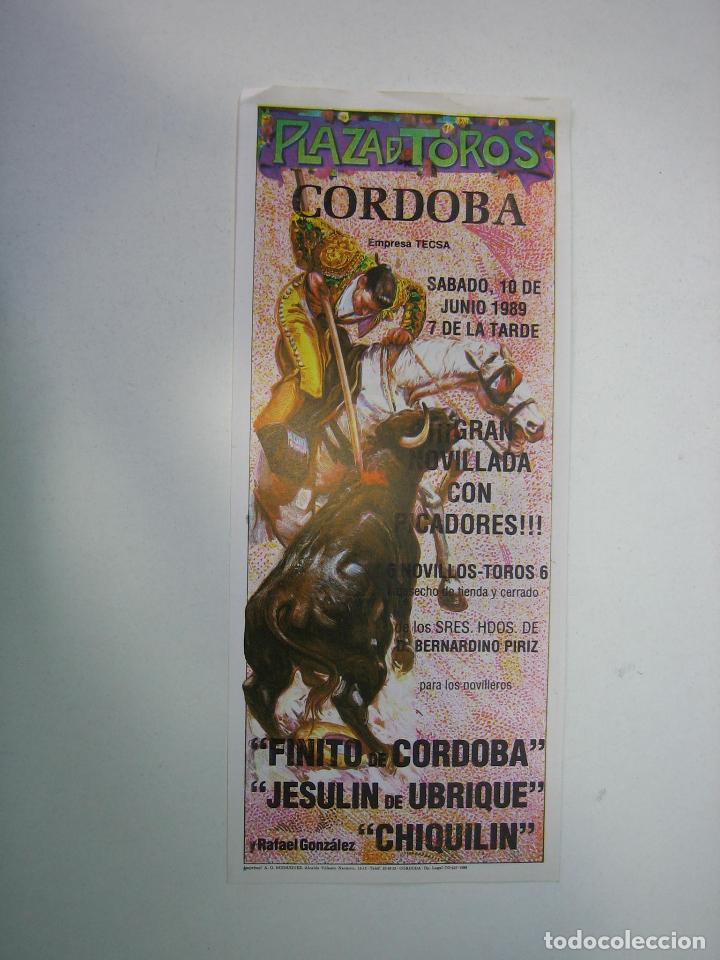 Carteles toros: 1. Programa plaza de toros de C&oacute;rdoba - Foto 1