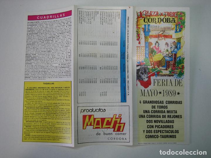 Carteles toros: 1. Programa plaza de toros de C&oacute;rdoba - Foto 1