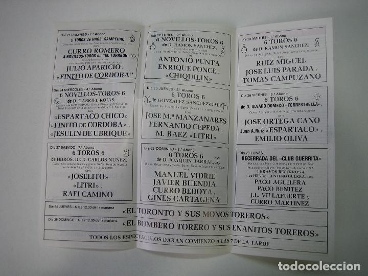 Carteles toros: 1. Programa plaza de toros de C&oacute;rdoba - Foto 2