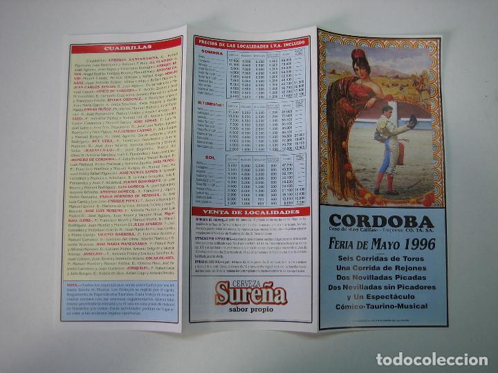 Carteles toros: 1. Programa plaza de toros de C&oacute;rdoba - Foto 1