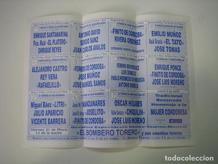 Carteles toros: 1. Programa plaza de toros de C&oacute;rdoba - Foto 2