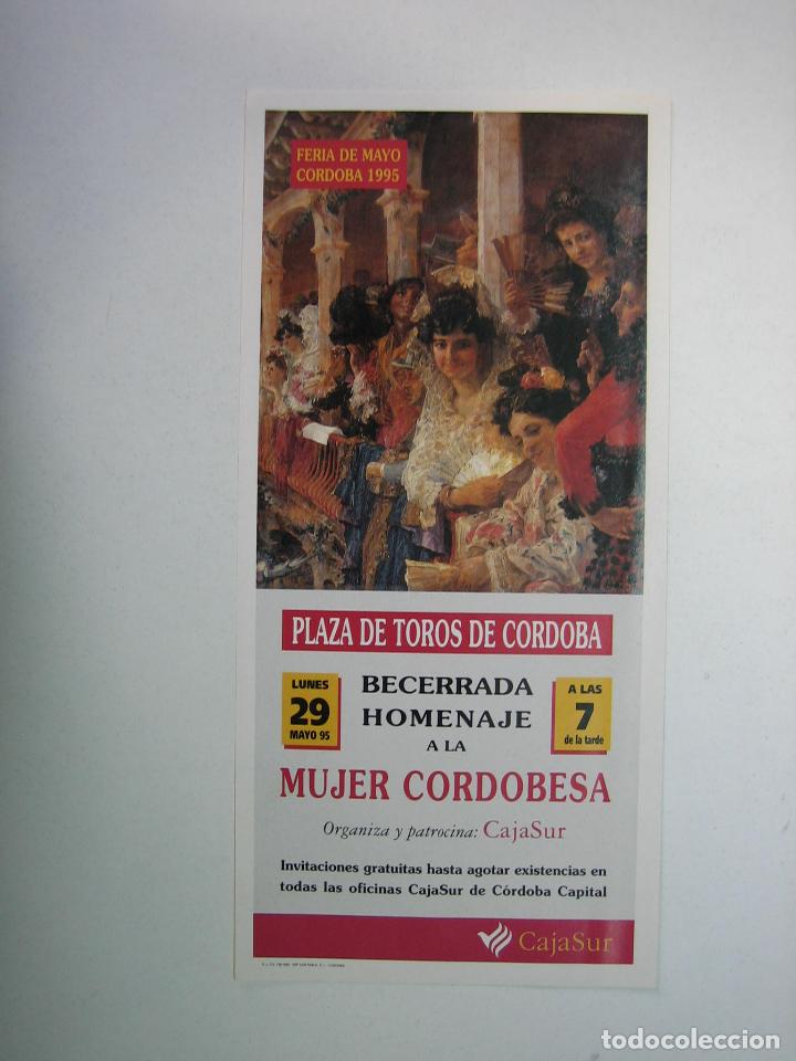 Carteles toros: 1. Programa plaza de toros de C&oacute;rdoba - Foto 1