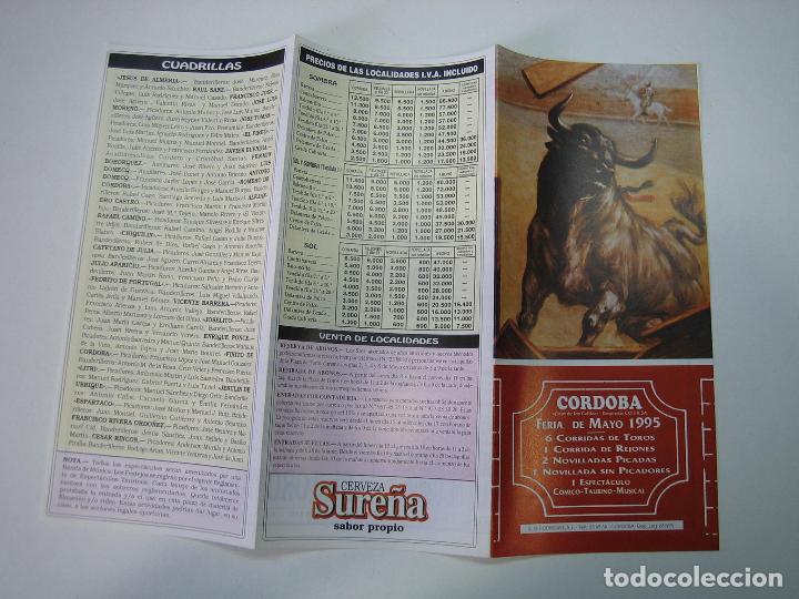 Carteles toros: 1. Programa plaza de toros de C&oacute;rdoba - Foto 1