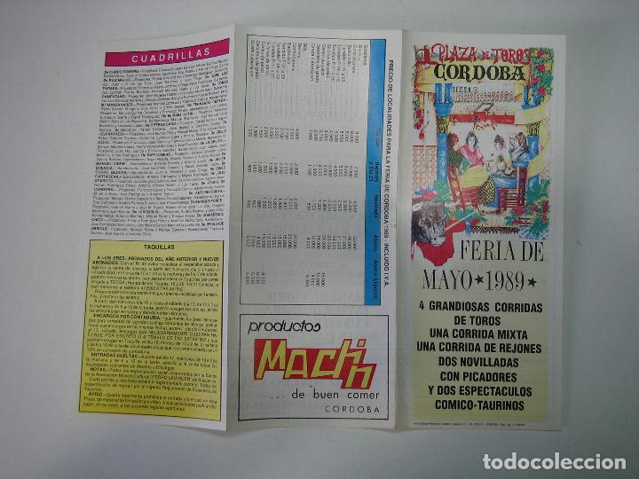 Carteles toros: 1. Programa plaza de toros de C&oacute;rdoba - Foto 1