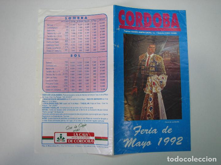Carteles toros: 1. Programa plaza de toros de C&oacute;rdoba - Foto 1