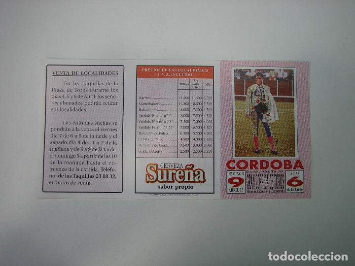 Carteles toros: 1. Programa plaza de toros de C&oacute;rdoba - Foto 1