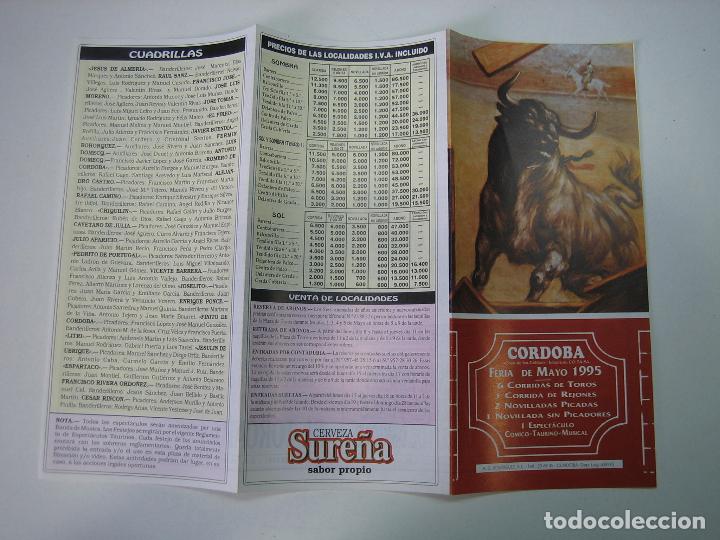 Carteles toros: 1. Programa plaza de toros de C&oacute;rdoba - Foto 1