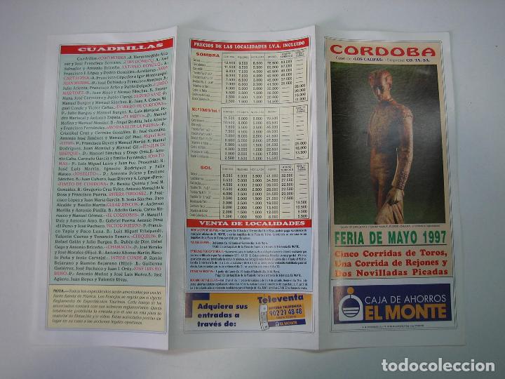 Carteles toros: 1. Programa plaza de toros de C&oacute;rdoba - Foto 1