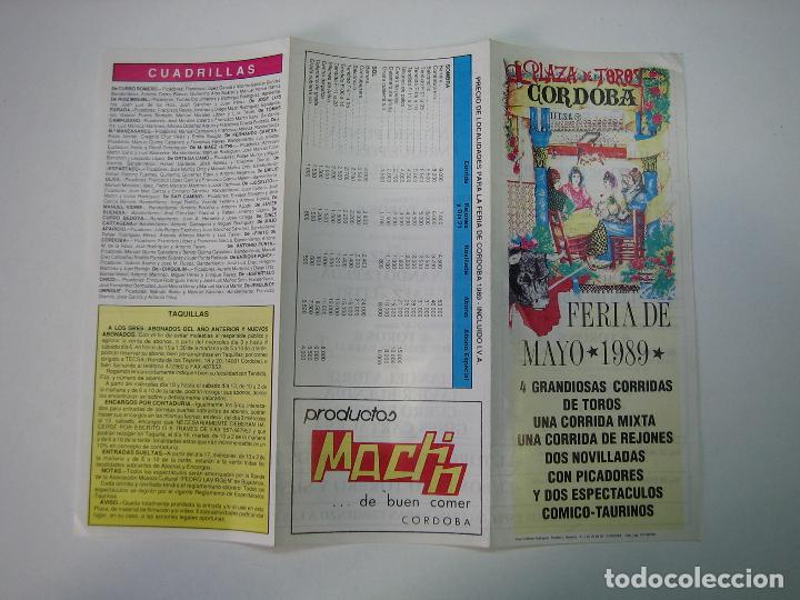 Carteles toros: 1. Programa plaza de toros de C&oacute;rdoba - Foto 1