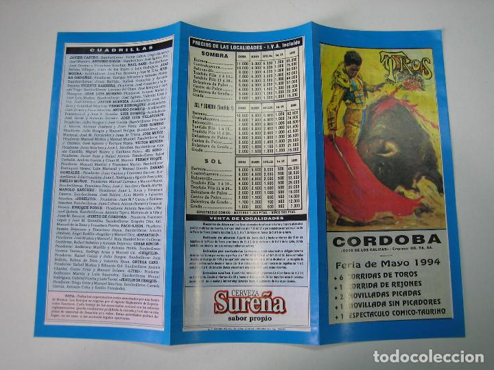Carteles toros: 1. Programa plaza de toros de C&oacute;rdoba - Foto 1
