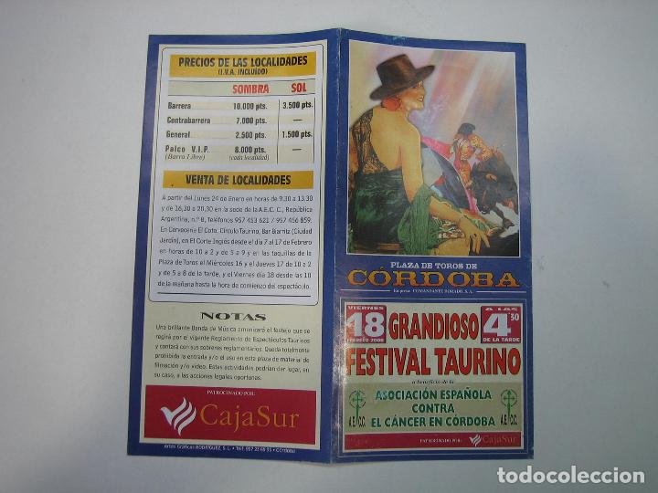 Carteles toros: 1. Programa plaza de toros de C&oacute;rdoba - Foto 1