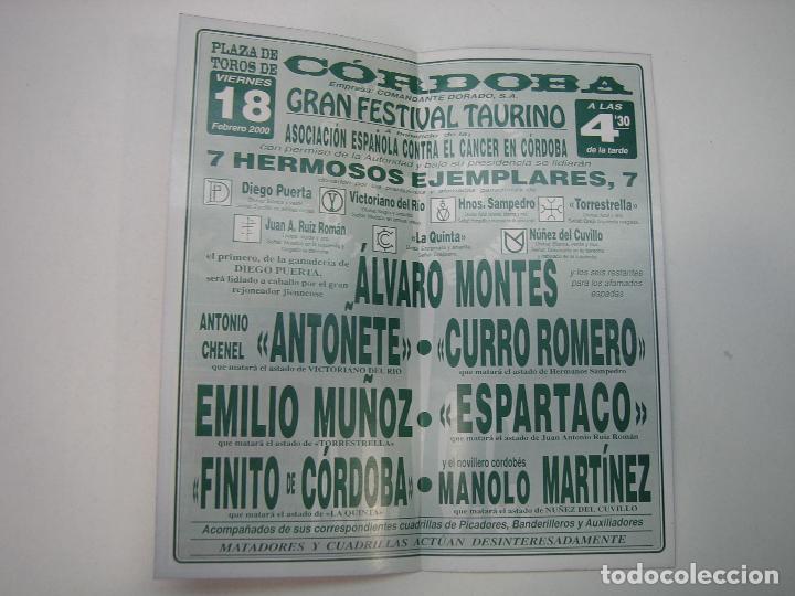 Carteles toros: 1. Programa plaza de toros de C&oacute;rdoba - Foto 2