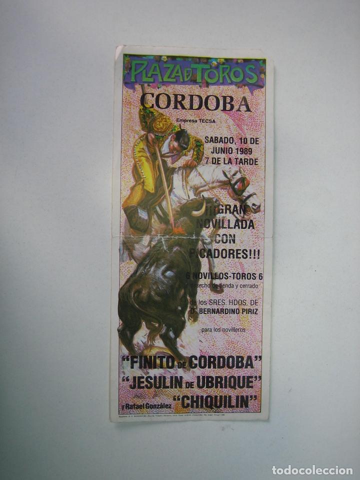 Carteles toros: 1. Programa plaza de toros de C&oacute;rdoba - Foto 1