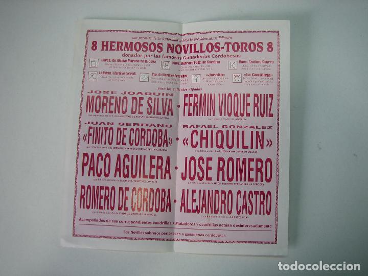 Carteles toros: 1. Programa plaza de toros de C&oacute;rdoba - Foto 2