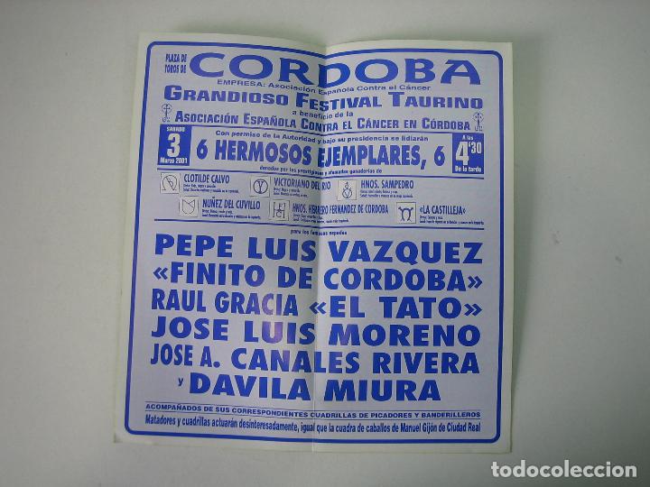 Carteles toros: 1. Programa plaza de toros de C&oacute;rdoba - Foto 2