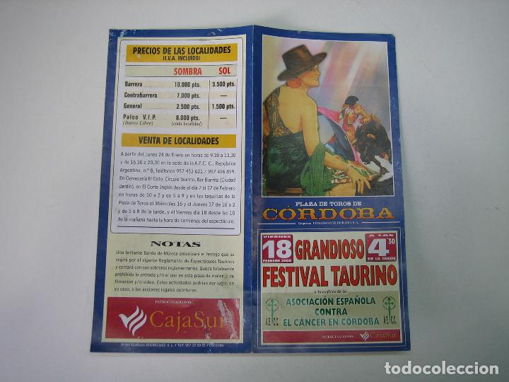 Carteles toros: 1. Programa plaza de toros de Cordoba - Foto 1