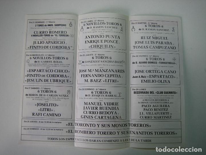 Carteles toros: 1. Programa plaza de toros de Cordoba - Foto 2