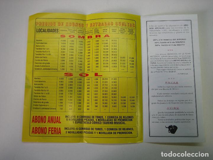 Carteles toros: 1. Programa plaza de toros de Cordoba - Foto 2