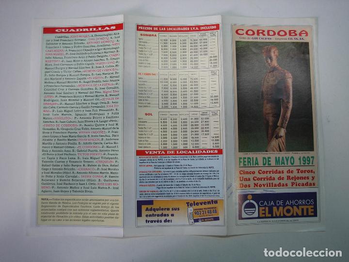 Carteles toros: 1. Programa plaza de toros de Linares - Foto 1