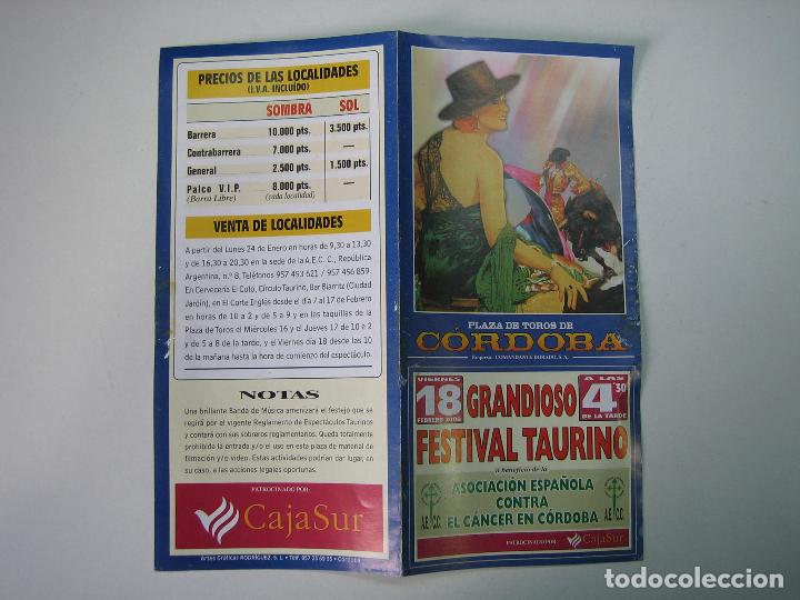 Carteles toros: 1. Programa plaza de toros de Linares - Foto 1
