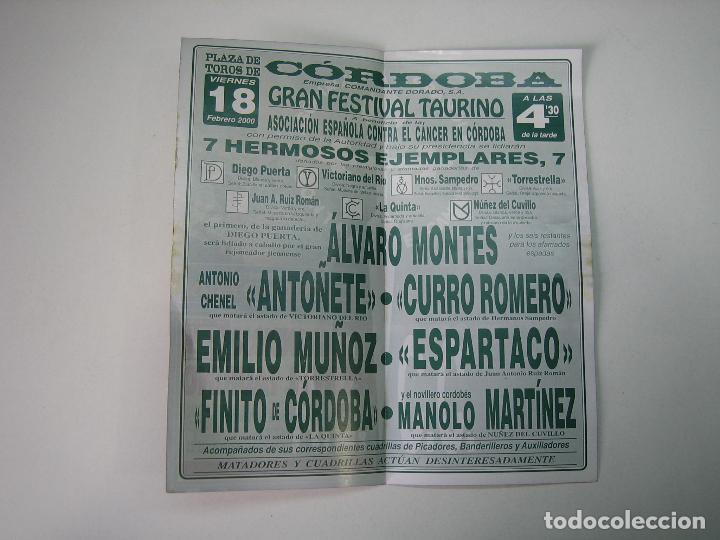 Carteles toros: 1. Programa plaza de toros de Linares - Foto 2